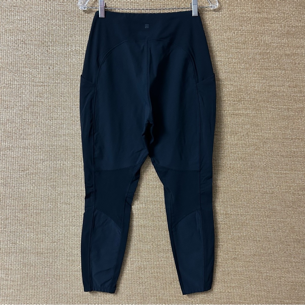 Title Nine Hybrid Hiking Leggings Womens Medium Black Nylon - Picture 3 of 14